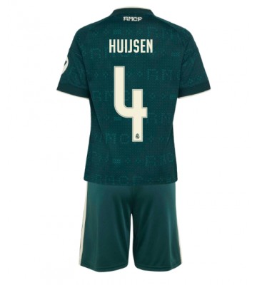 Real Madrid Dean Huijsen #4 Udebanetrøje Børn 2026-27 Kortærmet (+ Korte bukser)